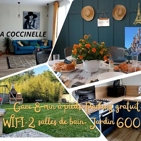 La Coccinelle, Votre Oasis Entre Paris-disney Holiday home *